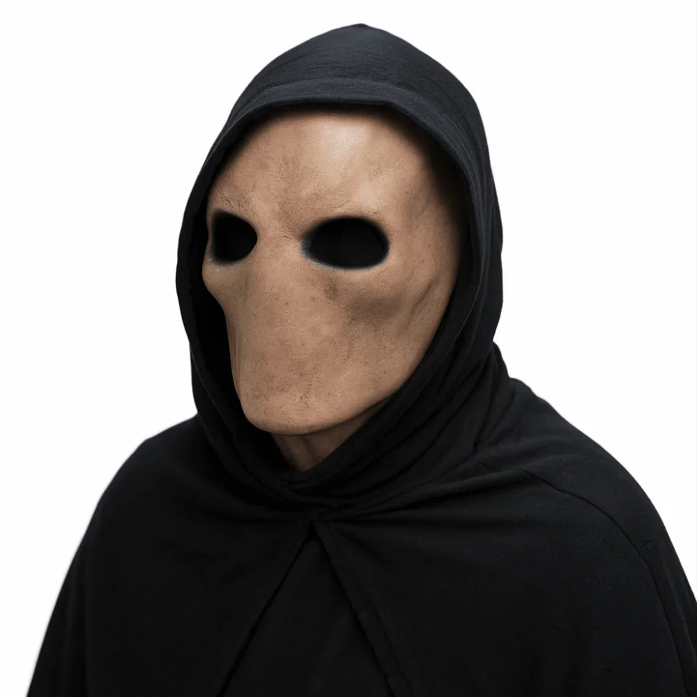 Latex Alien Mask Realistic - Gerçekçi, Yüzsüz Adam Maskesi, Cadılar Bayramı
