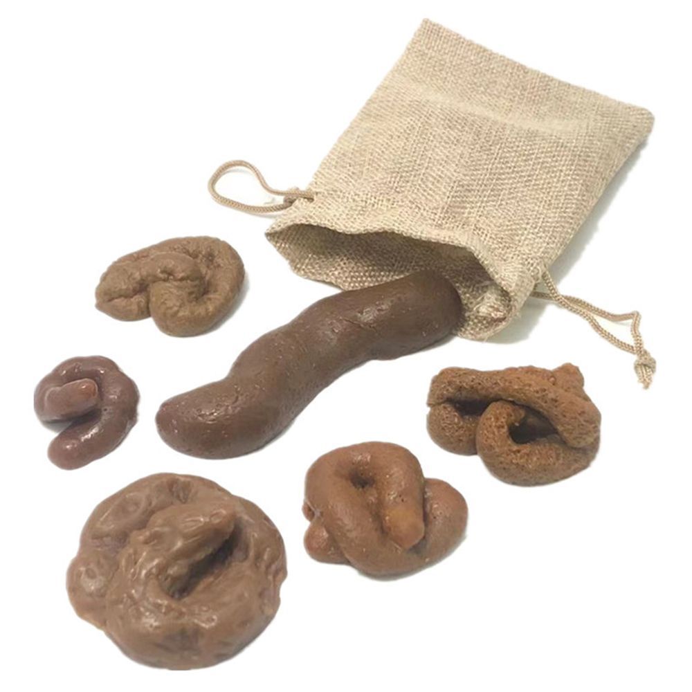 Fake Poop Gag Gift - 6 Adet Dışkı Şakası Hileli Aptal
