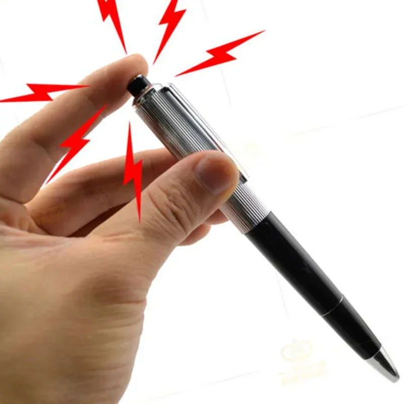 Shock Pen Prank Toy - 1L-1 adet Yaratıcı Elektrik Şoku Kalem