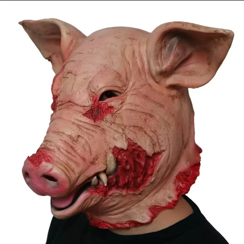 Prank Toys - Yeni, Komik Cosplay Maskesi, At Yüzü