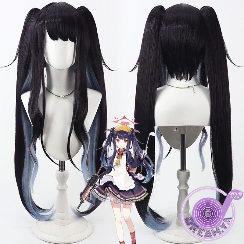 Anime Cosplay Wig Heat Resistant - Aikiyo Fuuka Cosplay Peruk Mavi Arşiv