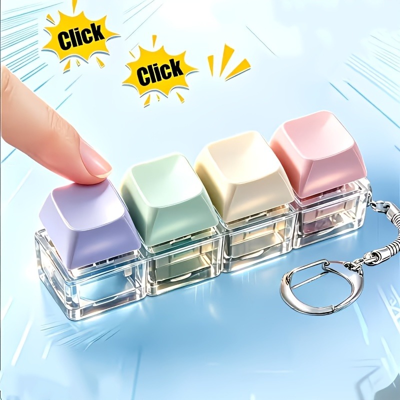 Novelty Gifts - 1 adet Stres Giderici Anahtarlık, Vücudu