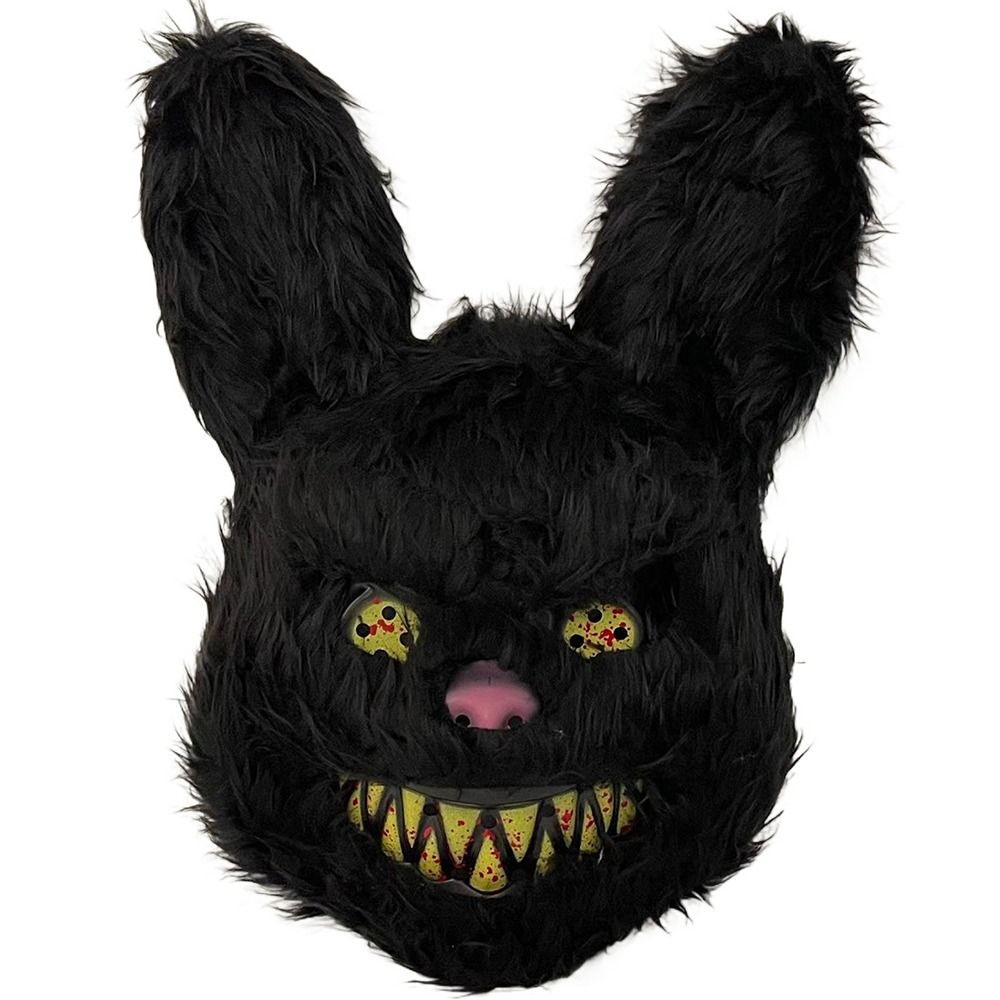 Led Purge Mask Halloween - Kanlı Peluş Tavşan Maskesi Cadılar Bayramı