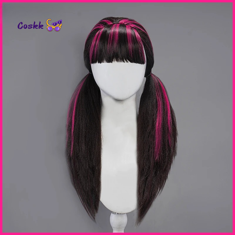 Draculaura Cosplay Peruk Uzun  - Anime Cosplay Wig Heat Resistant incelemesi ve fiyatı