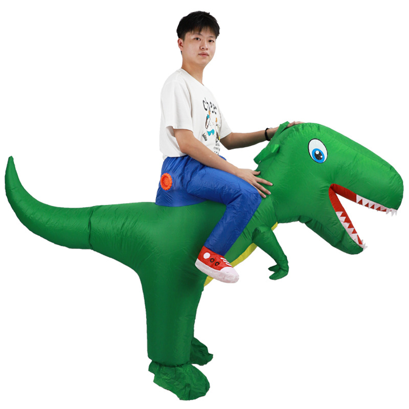 Yetişkin Sıcak Çocuklar Yeşil  - Inflatable Dinosaur Costume Adult incelemesi ve fiyatı