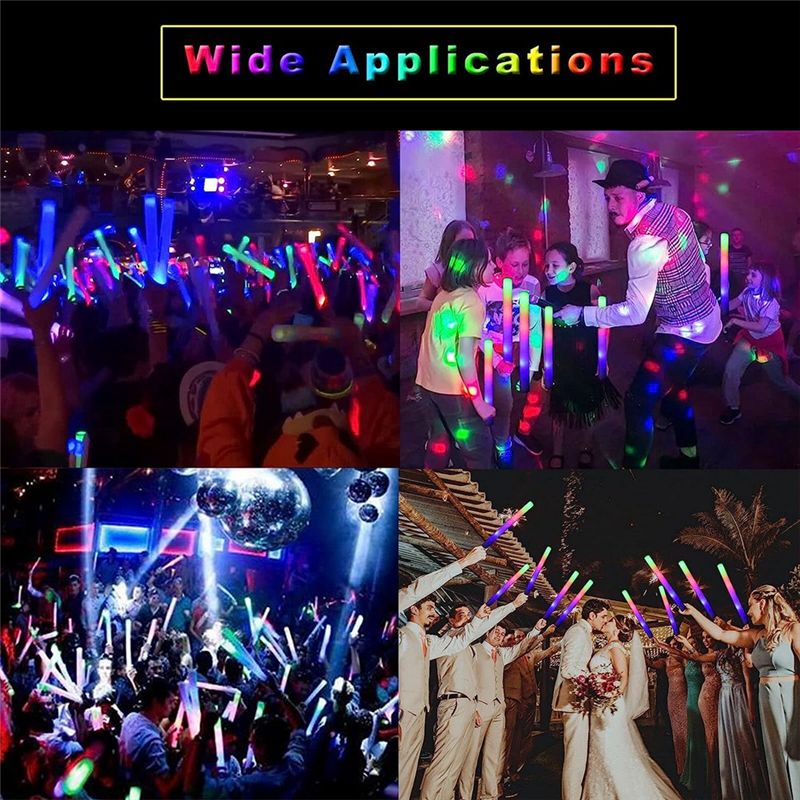 A75K Işık Çubukları Toplu, 3 M - Flashing Led Foam Sticks Party incelemesi ve fiyatı