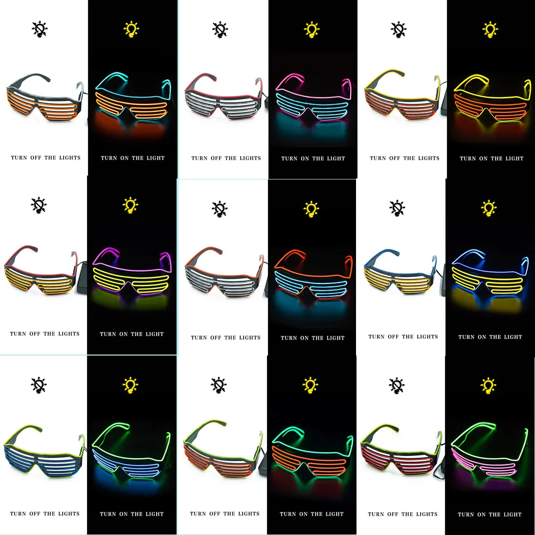 LED Parlayan Gözlük Gafas Aydı - Glow In The Dark Party Glasses incelemesi ve fiyatı