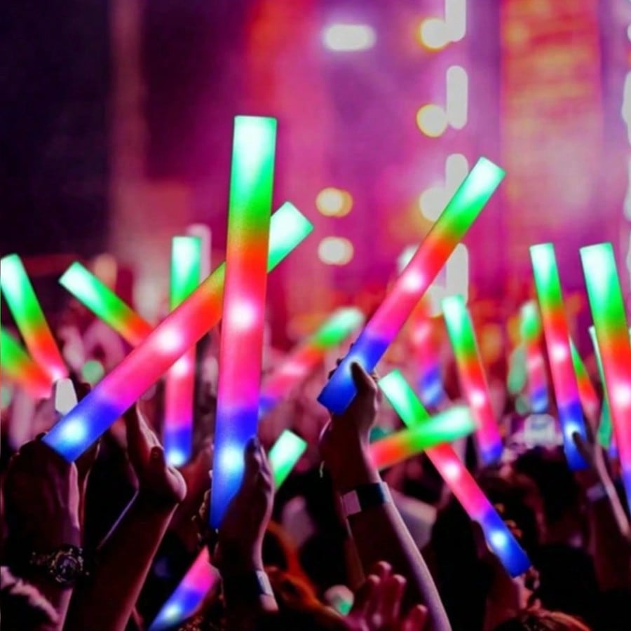 105 Adet Köpükten Yapılmış, Re - Flashing Led Foam Sticks Party incelemesi ve fiyatı