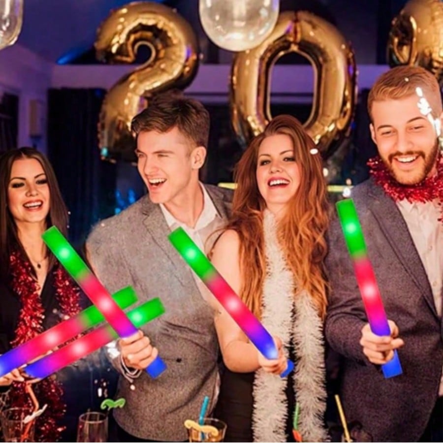 105 Adet Köpükten Yapılmış, Re - Flashing Led Foam Sticks Party incelemesi ve fiyatı