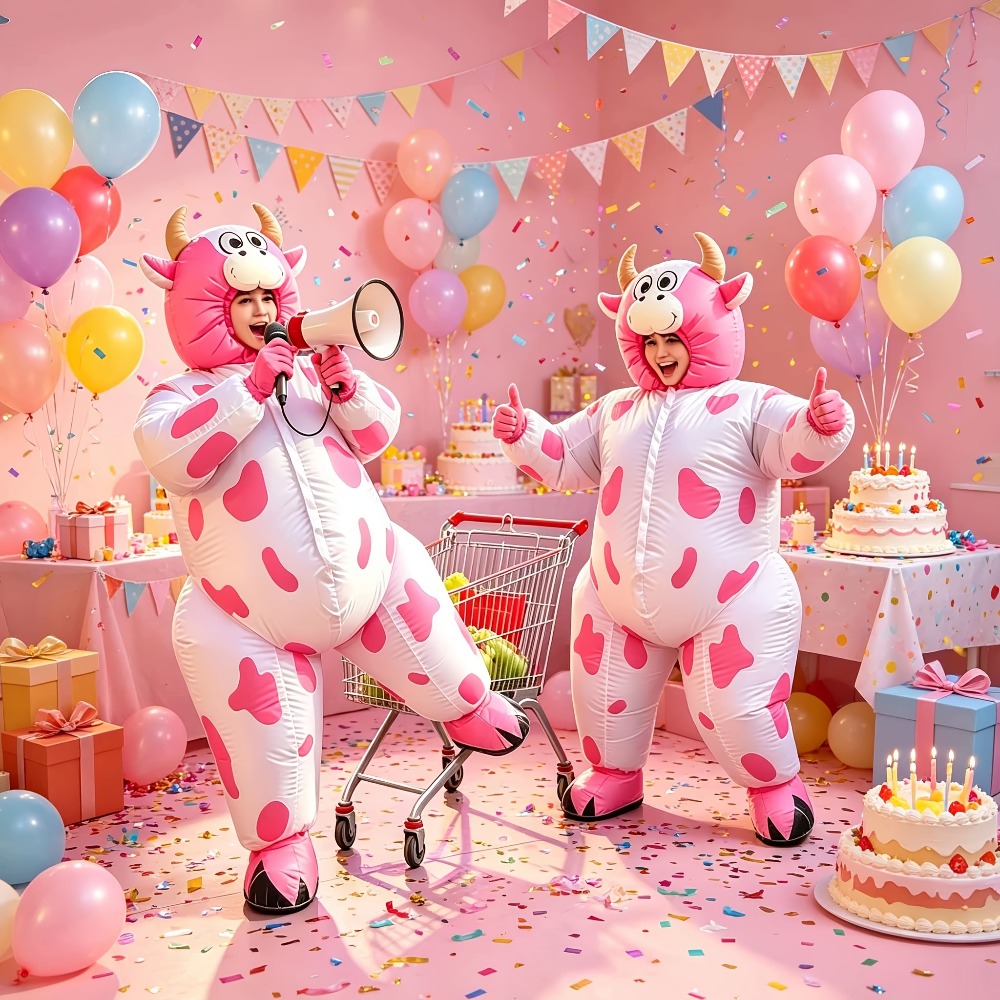 Komik, şişirilebilir pembe ine - Costumes incelemesi ve fiyatı