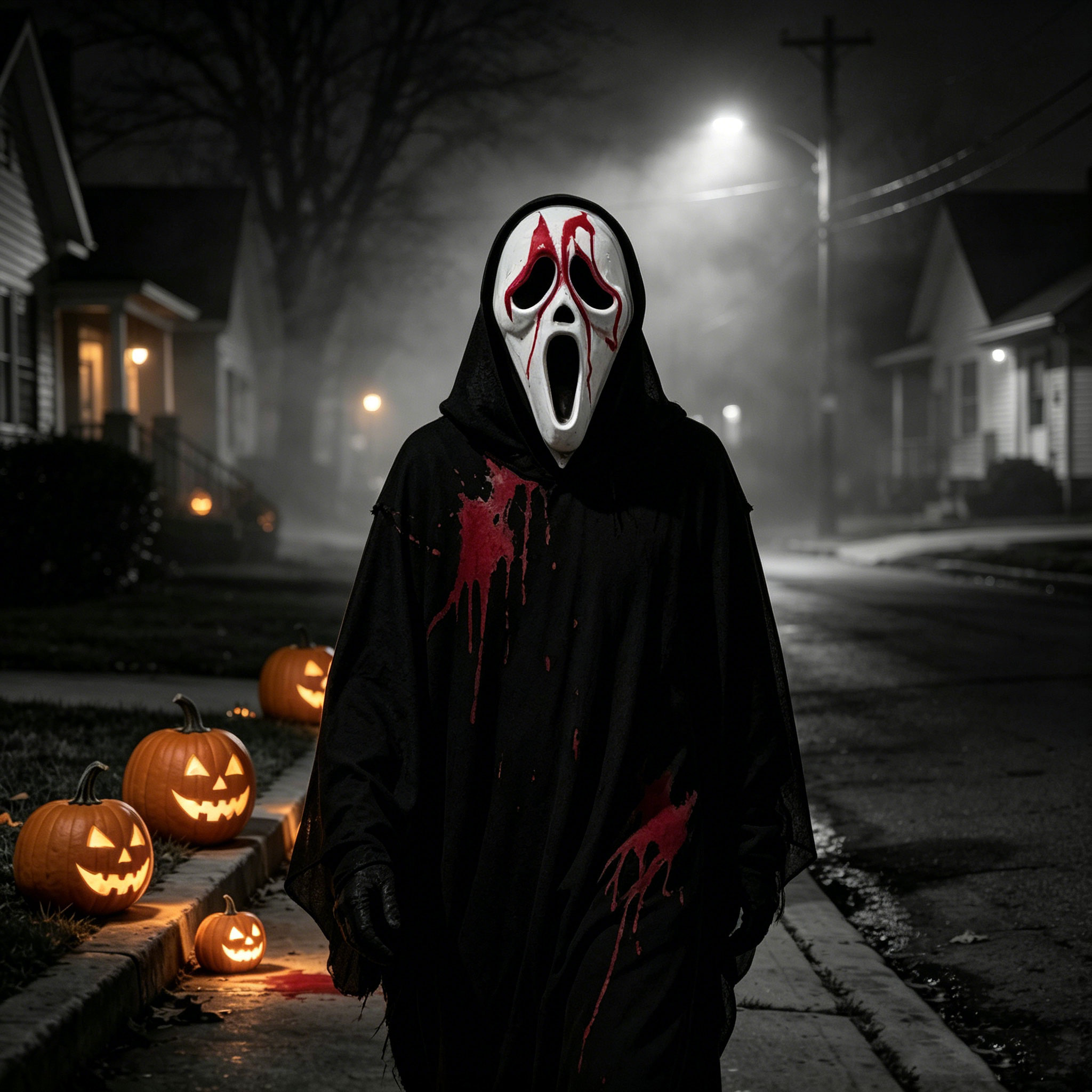 Siyah Fileli Kapüşonlu Hayalet - Led Purge Mask Halloween incelemesi ve fiyatı
