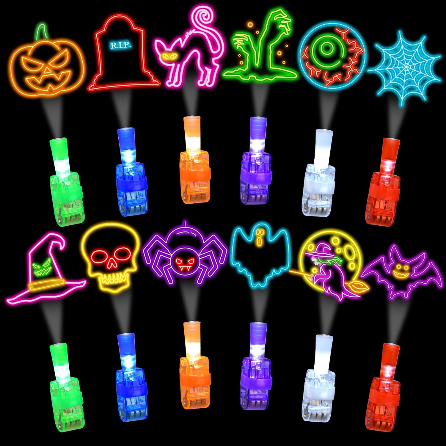 36 adet Cadılar Bayramı Parmak - Glow In The Dark Party Glasses incelemesi ve fiyatı