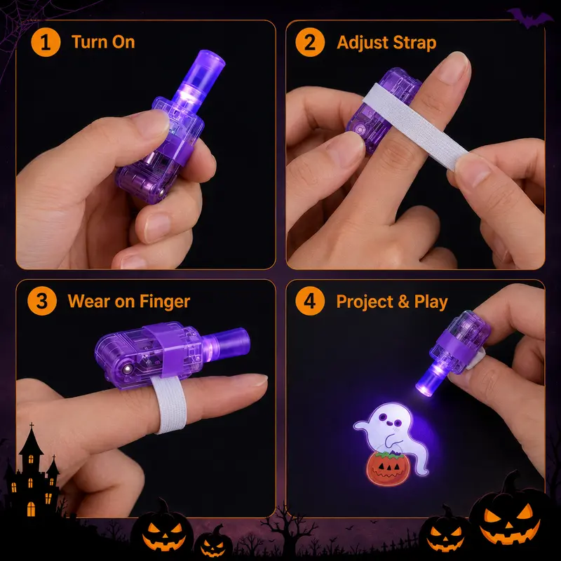 36 adet Cadılar Bayramı Parmak - Glow In The Dark Party Glasses incelemesi ve fiyatı
