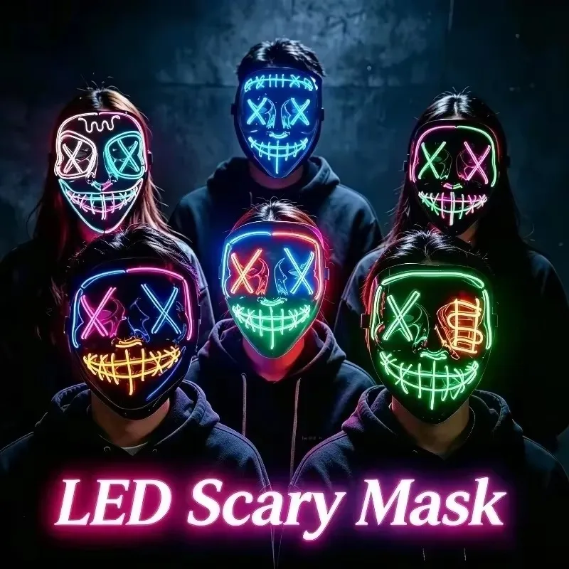 2026 Cadılar Bayramı Partisi M - Led Purge Mask Halloween incelemesi ve fiyatı